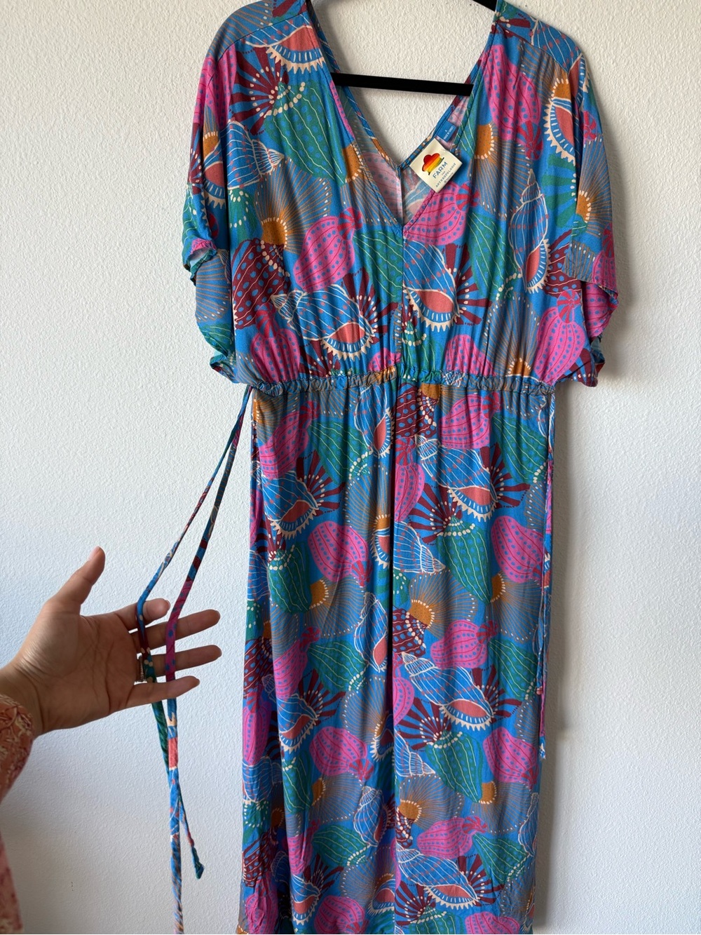 Farm Rio Seashell Cover-Up Maxi
Dress - Picture 6 of 10
